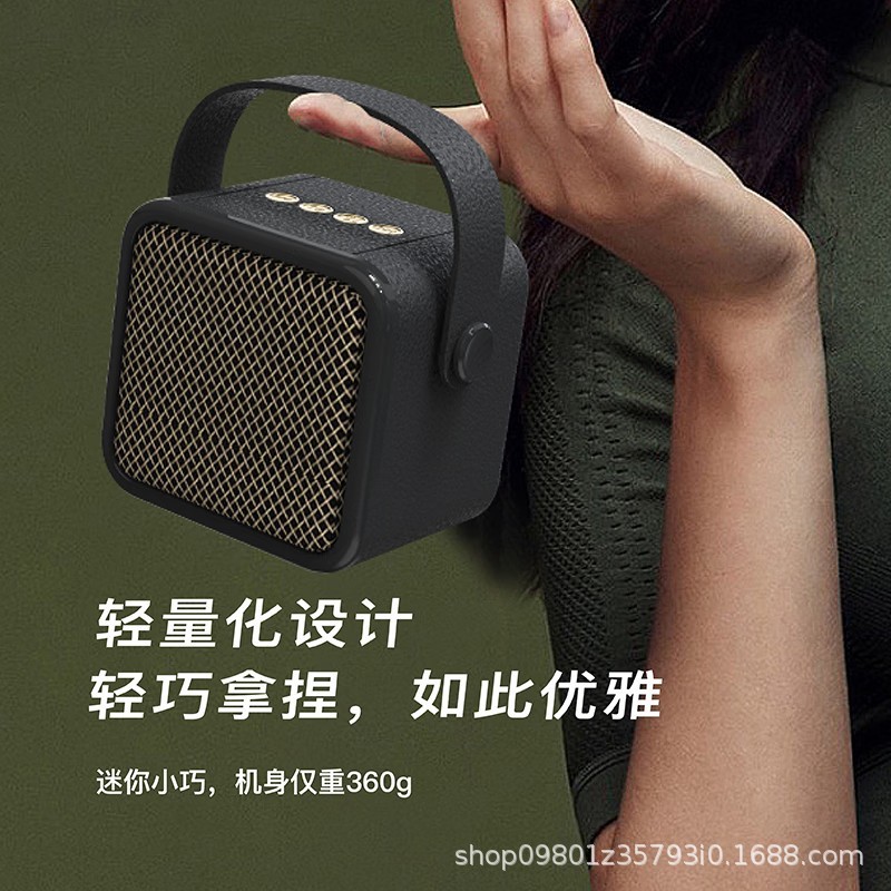 レトロクリエイティブ Bluetooth スピーカー屋外カード U ディスク携帯電話ポータブルサブウーファーワイヤレスミニ Bluetooth 小型スピーカー|undefined