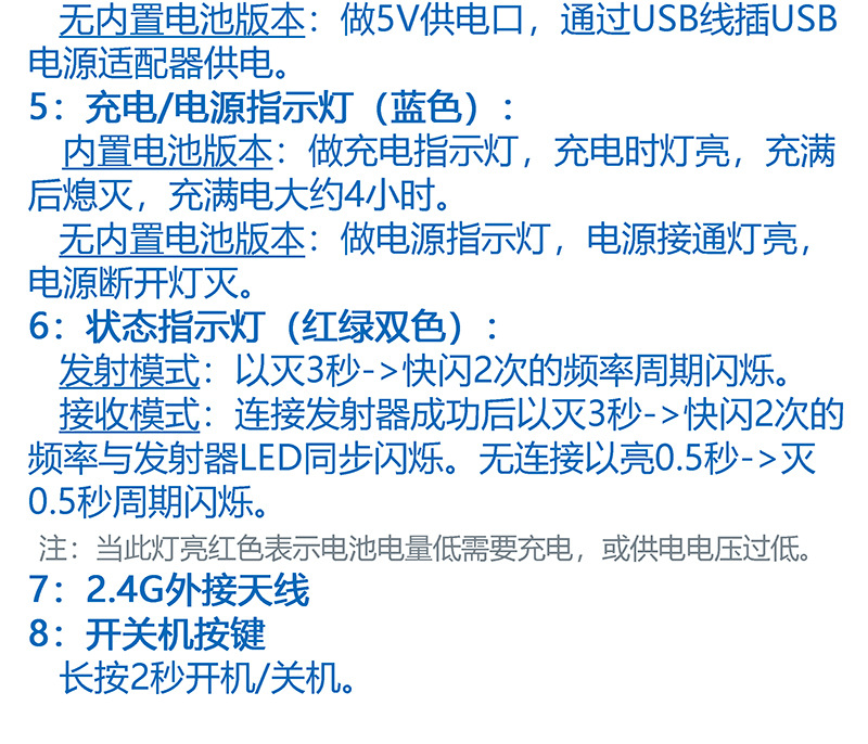 2.4G无线音频收发器图片