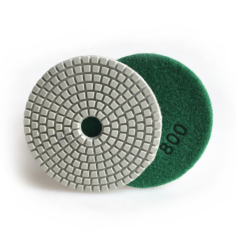 4寸金刚石水磨片软磨片角磨机石材抛光石英石打磨片磨石材专用
