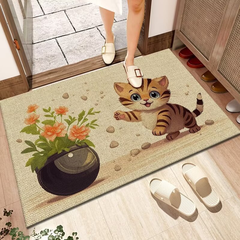 린넨 흡수성 바닥 매트 12