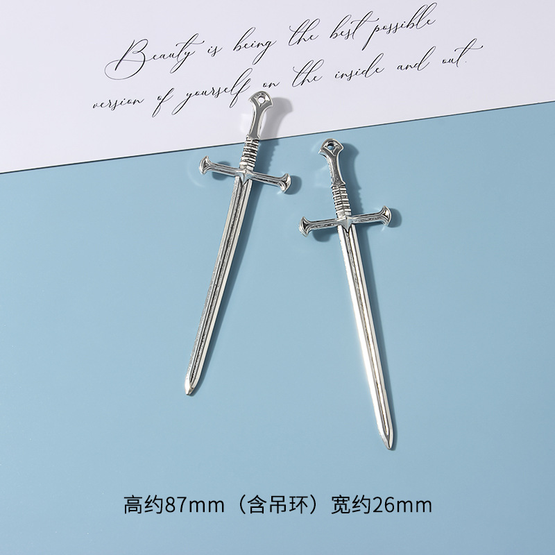 3# ancient silver sword a H-6896