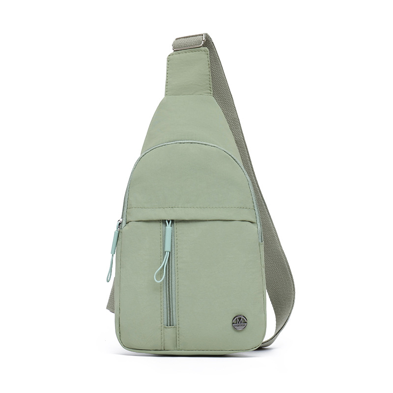Bolso de pecho de tendencia transfronteriza para mujer multifuncional nuevo bolso de mensajero ligero hilo bordado tendencia mochila deportiva pequeña bolsa diagonal