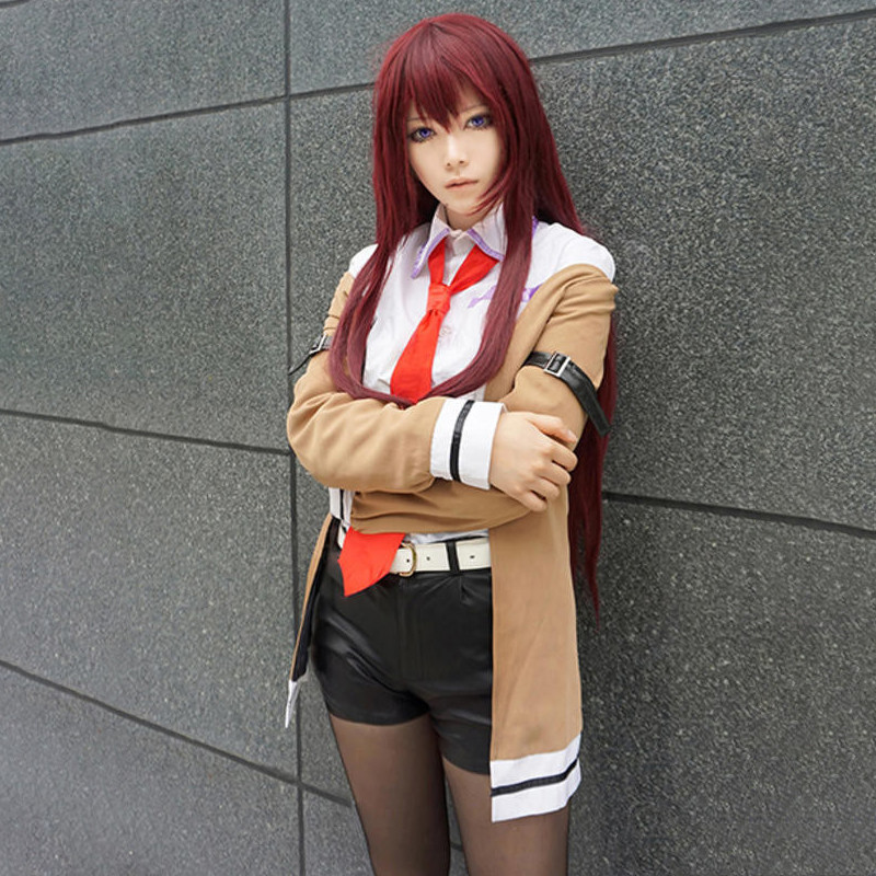 【跨境】命运石之门牧濑红莉栖cos服漫展万圣节cosplay服装女装全