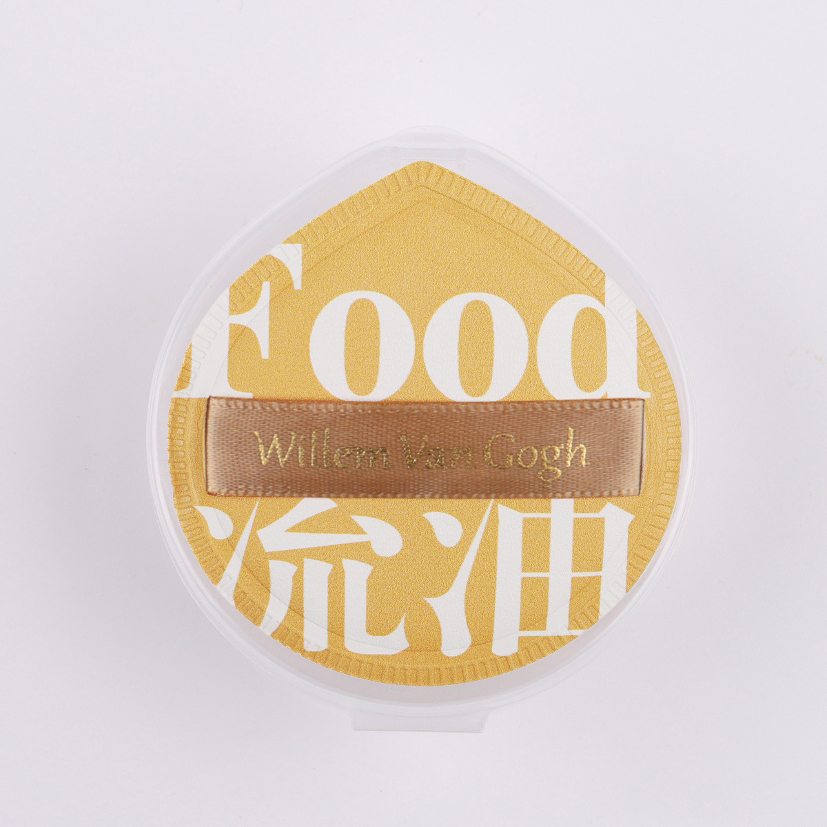 Polvo de algodón almohadilla de aire esponja ultra suave seco húmedo doble uso caja de huevos de belleza 100 polvo no comer polvo q almohadilla de aire