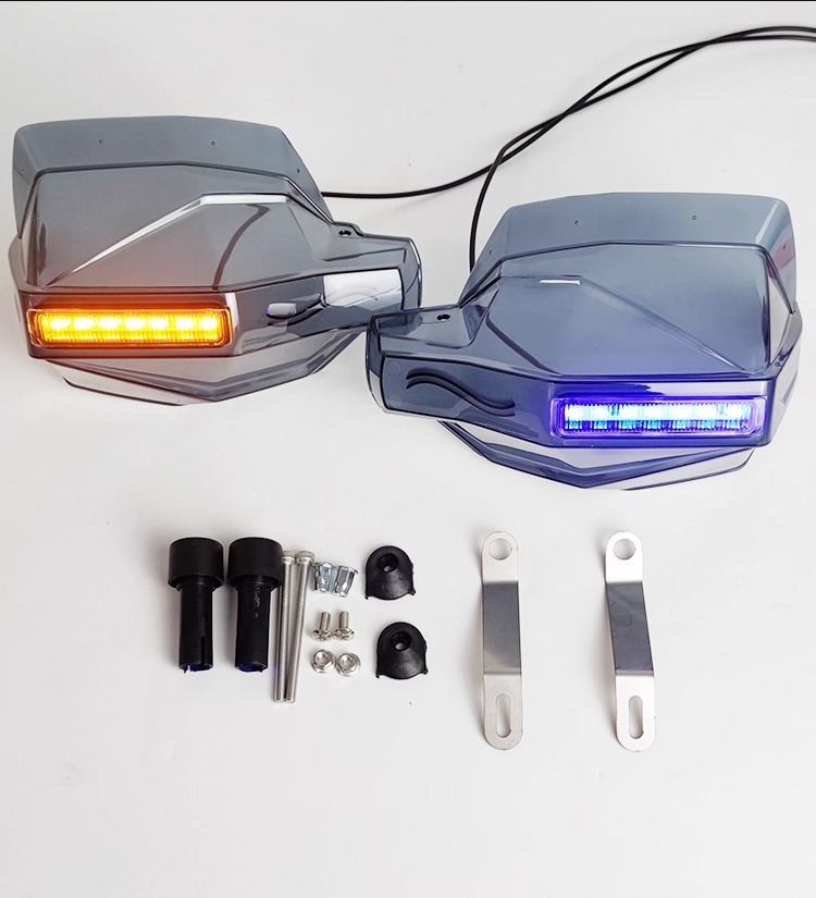 Suitable for Suzuki Scooter Uy125 Hand Guard Usr125 Windshield Handle Nx125 Universal Accessories with Light