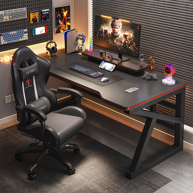 Computer desk, desktop desk for bedroom, home study desk, simple desk for rental housing, gaming desk, writing desk, office desk, workbench Computer desk, desktop desk for bedroom, home study desk, simple desk for rental housing, gaming desk, writing desk, office desk, workbench