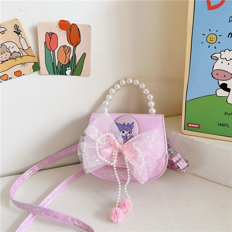 Luz intermitente, bolso de mano Kulomi, bolso de mochila para niños, princesa Melody, bolso de hombro para chicas lindas.
