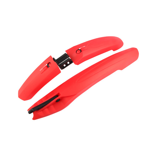 Manufacturer mountain bike fender with tail light 26 inches plastic adjustable quick release rain shield