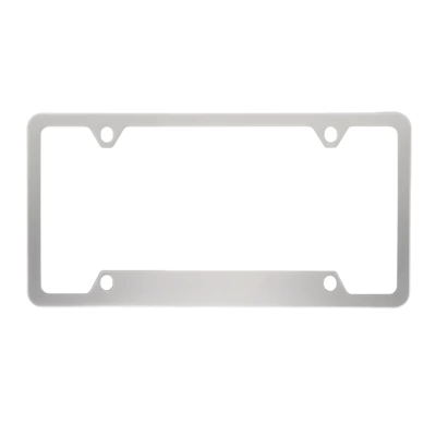 US License Plate Frame Can Add | License plate holder/license plate holder - xc-w334-steel-8k-mirror-four-holes