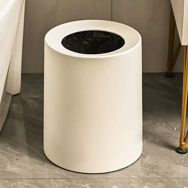 Скандинавская мусорная корзина, двухслойная, для дома, простая, для гостиной, спальни, кухни, ванной комнаты, офиса, креативная круглая корзина для унитаза