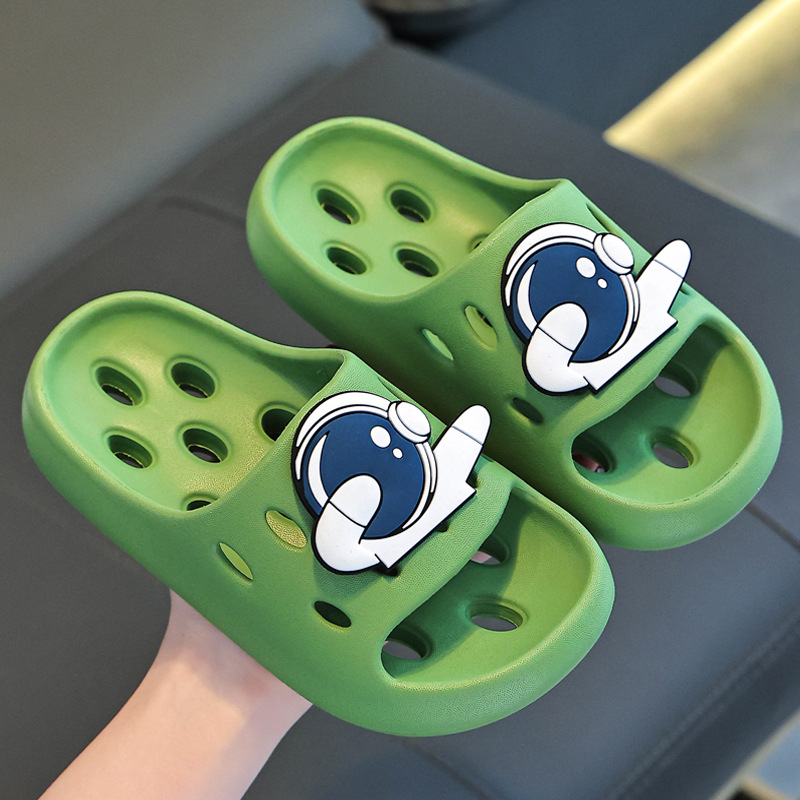 Children's Slippers Boys and Girls Summer Swimming Bathroom Toilet Leakage Non-slip Deodorant Parent-child Slippers