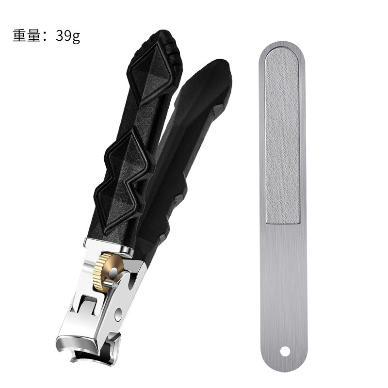 跨境新款大号指甲刀弯头剪厚硬脚趾甲大开口尖嘴修脚钳组合工具套|undefined