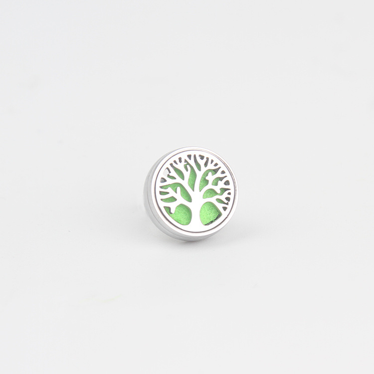 Aromaterapia piedra hebilla fragancia válvula de respiración clip Perfume Aceite Esencial pecho pin hebilla de acero inoxidable logotipo Hong Kong, Macao y Taiwán tiro especial image 8