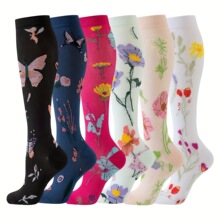 U 53783 High compression slim thigh high socks �ߵ������ȳ�