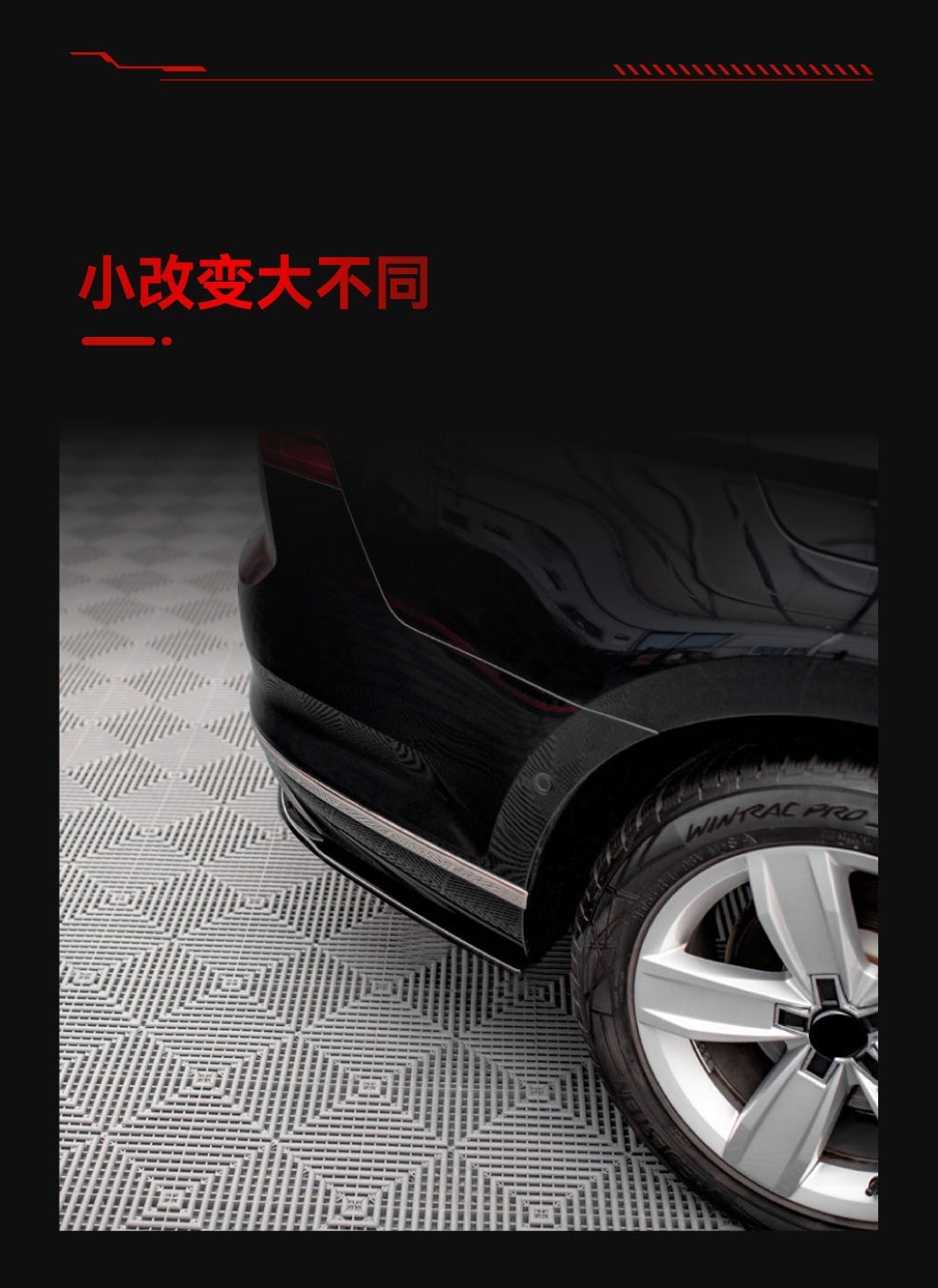 Suitable for 2020 Volkswagen Magotan Overseas Passat Passat B8.5 tail lip rear blade spoiler modification parts