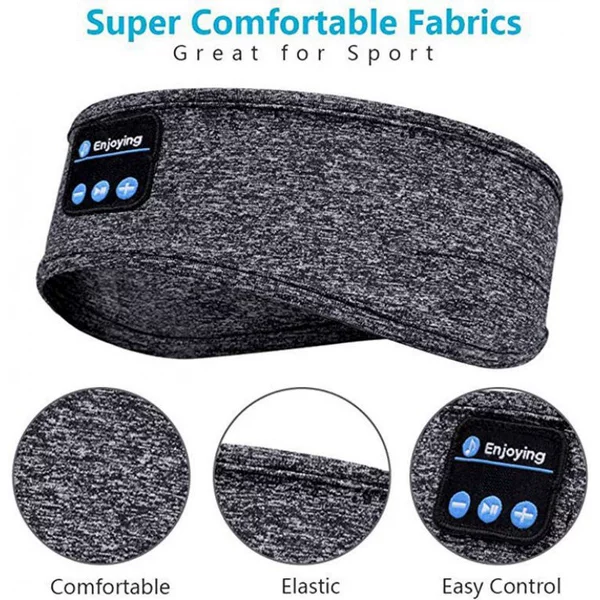Cross-border best-selling Bluetooth sports headband suitable for cycling, sleeping, yoga, washable, breathable running Bluetooth headband