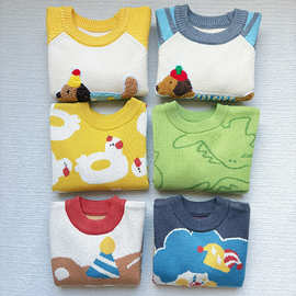 【春日软萌萌】嘟嘟家儿童毛衣春季新款男童针织衫春装女童童装潮