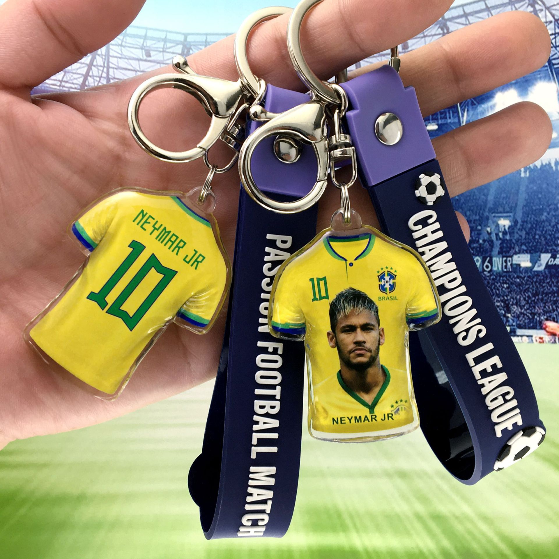 冠军联赛巴西队-10#内马尔A款+墨蓝手带