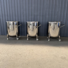 304不锈钢拉缸 移动式液体周转桶  304材质中转罐 暂存罐定制