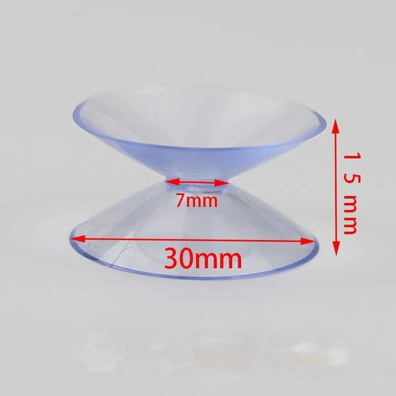 Большое количество запасов 30 мм двухсторонняя присоска прозрачная двухсторонняя присоска ПВХ двухсторонняя присоска стеклянная подушка присоска
