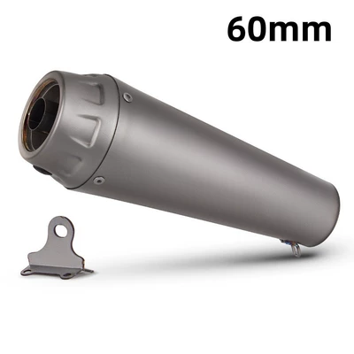 Motorcycle exhaust pipe | Arrow Exhaust Back Pressure - titanium-alloy-60mm-no-welding-lugs