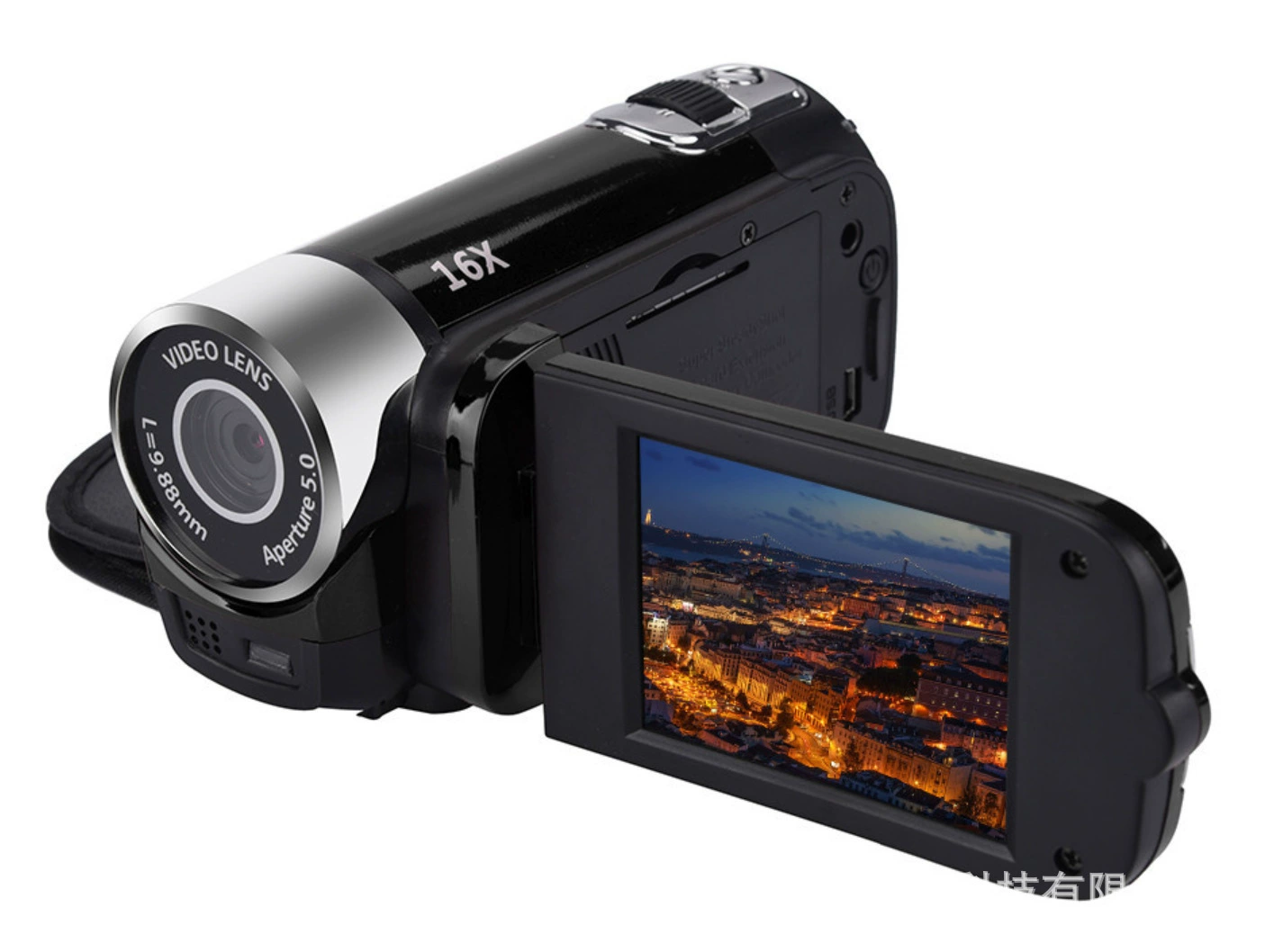 Видеокамера D90 — детская видеокамера, Full HD 1080P, 16 Мп, 16× цифровой зум, 2,7" экран