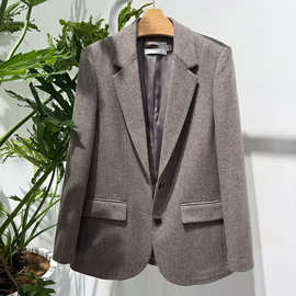 2026春季新款女装休闲通勤风气质时尚百搭西装外套女5H2110181