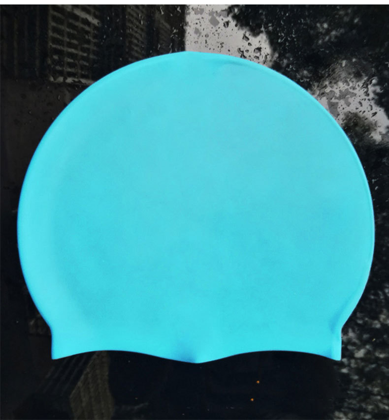 Gorro de natación de las mujeres Pelo Largo impermeable no apriete gorro de natación de silicona para hombres gorra de natación de moda para niños grande soporte LOGO