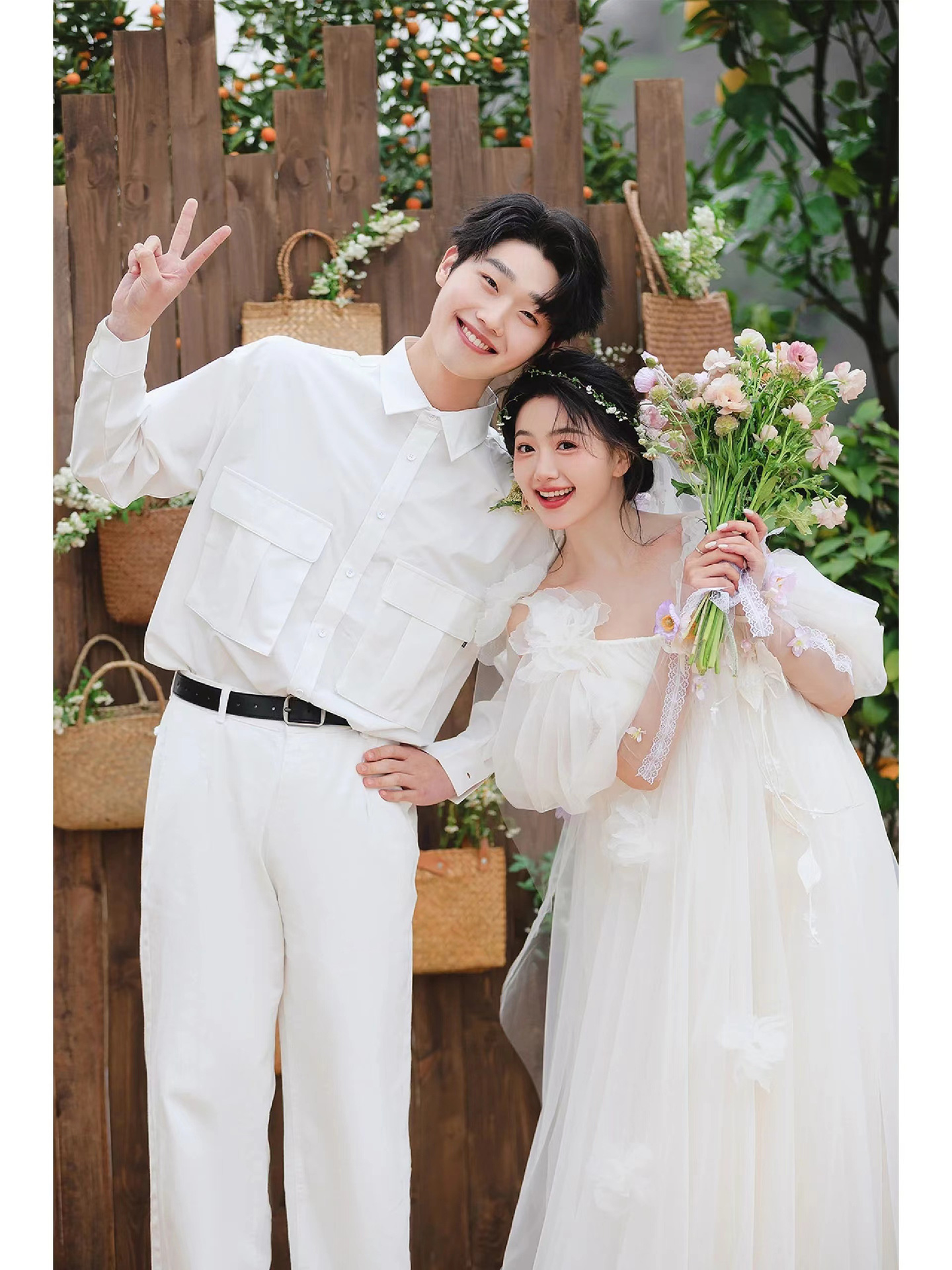 Fairy-style Niche Bridal Robe, Wedding Dress, Light Gauze For Reception, Studio Photography, Outdoor Travel Shoot Dress_ecoleips.com