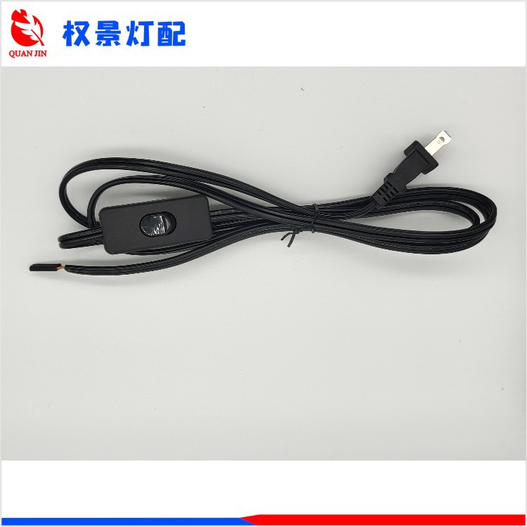 厂家生产定制美国、韩国KC、欧洲，各种台灯落地灯插头线陶瓷灯