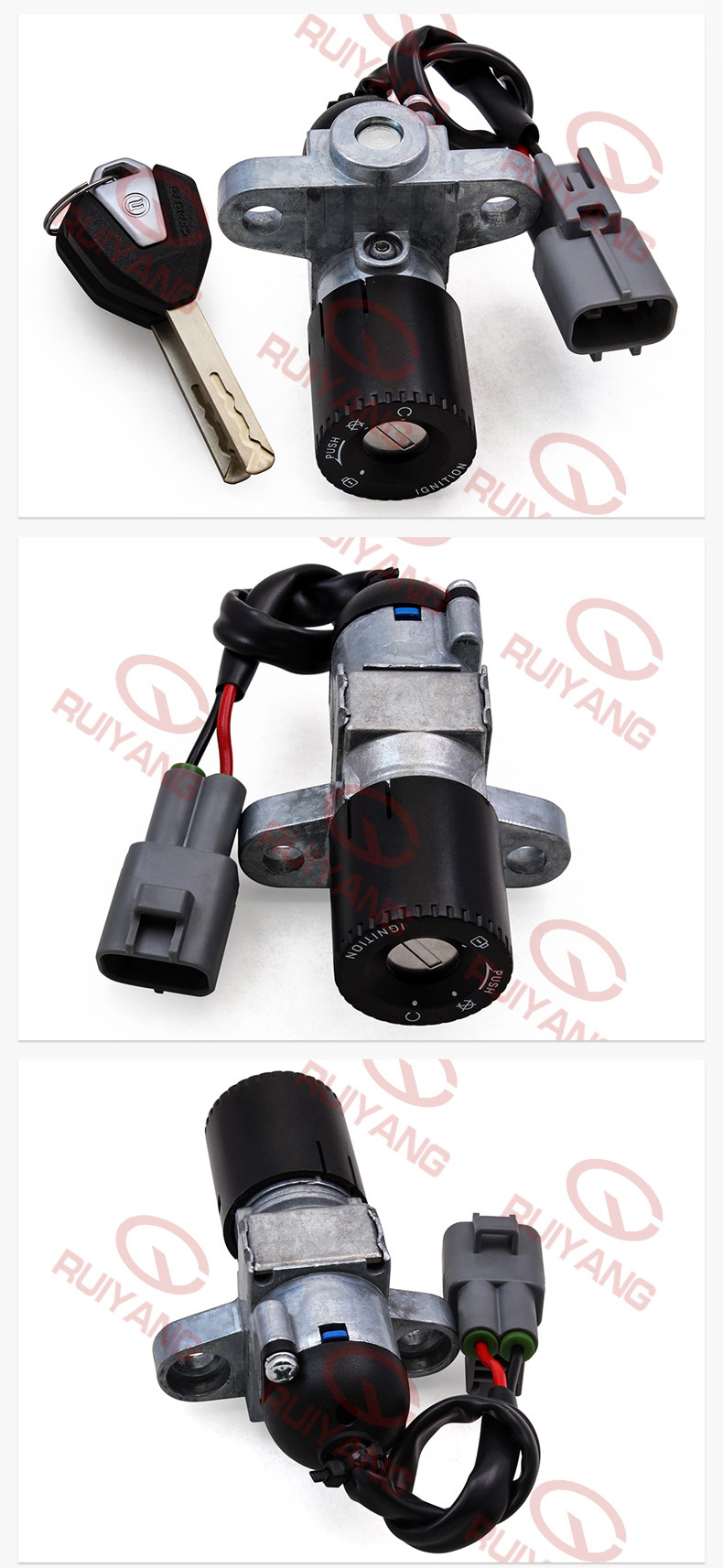 Suitable for Motorcycle Lock Sets, Chunfeng 22 Models, 250Nk, 250Sr Lock Sets, Ignition Lock, Fuel Tank Cap, Seat Lock