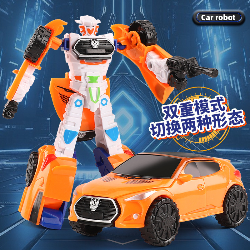 Authentic Kabao Car God Toy Children's Transformable Robot Model King Kong Swat Prophet Autobot
