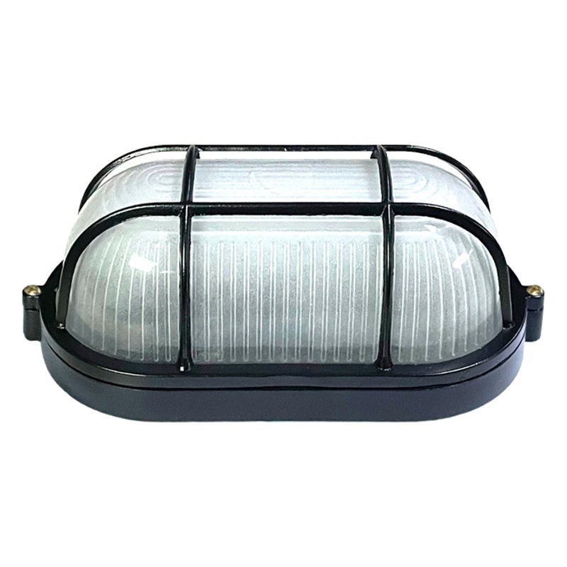 Завод прямой светодиодный Большой овальный небольшой овальный пыленепроницаемый и влагостойкий светильник E27 цоколь лампы с низким боковым корпусом