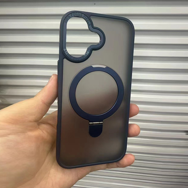 Apple 17ProMax 携帯電話ケース、マット仕上げのiPhone16 マグネット式スタンド、MagSafe対応の保護ケースに適しています。|undefined
