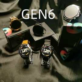 智能手表GEN6多种运动模式多表盘圆型金属机身电子手表厂家批发