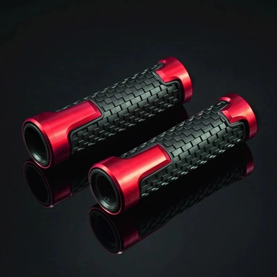 Motorcycle Handle Cover cover scooter aluminum alloy - 318-handle-glue-red