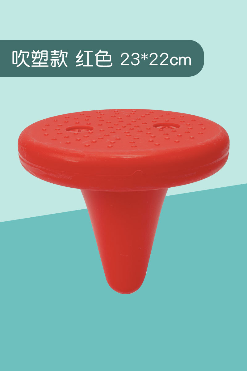 Anillo de silla de una sola pierna Equipo de entrenamiento de integración sensorial para niños Taburete de una esquina Anillo de equilibrio Taburete de pie Juguete de enseñanza Taburete de plástico