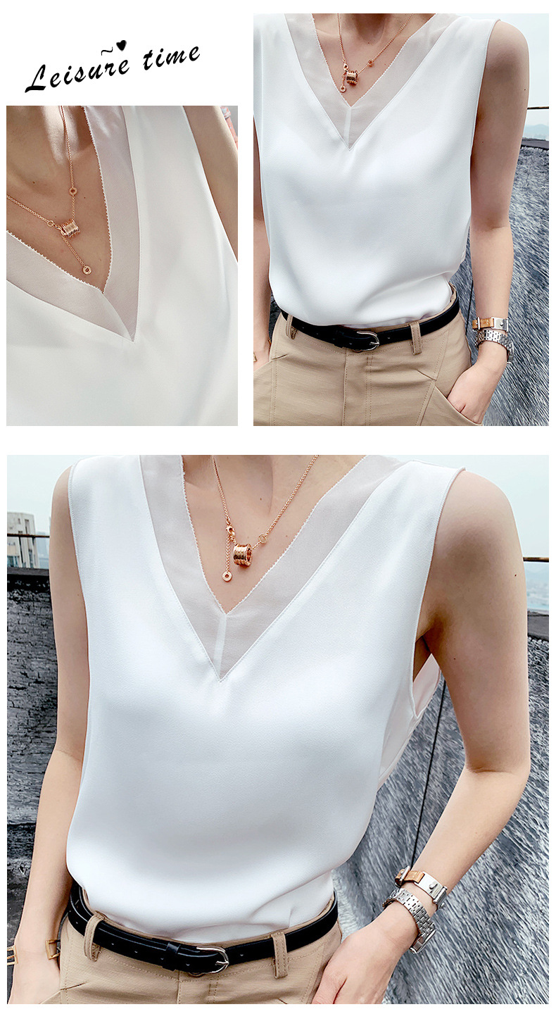 Summer Sleeveless Top Image 4