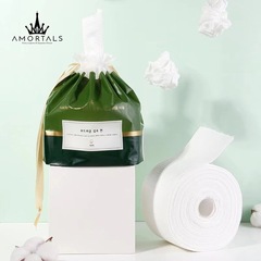 Ermutao roll face towel disposable removable thickened cotton soft cleansing towel to wipe face for women official flagship store