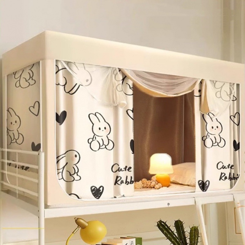 Love Rabbit [모기장+침대커튼2개+탑+브래킷]