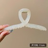 Brand big crab pin, shark, hairgrip, advanced hair accessory, South Korea, simple and elegant design, high-quality style