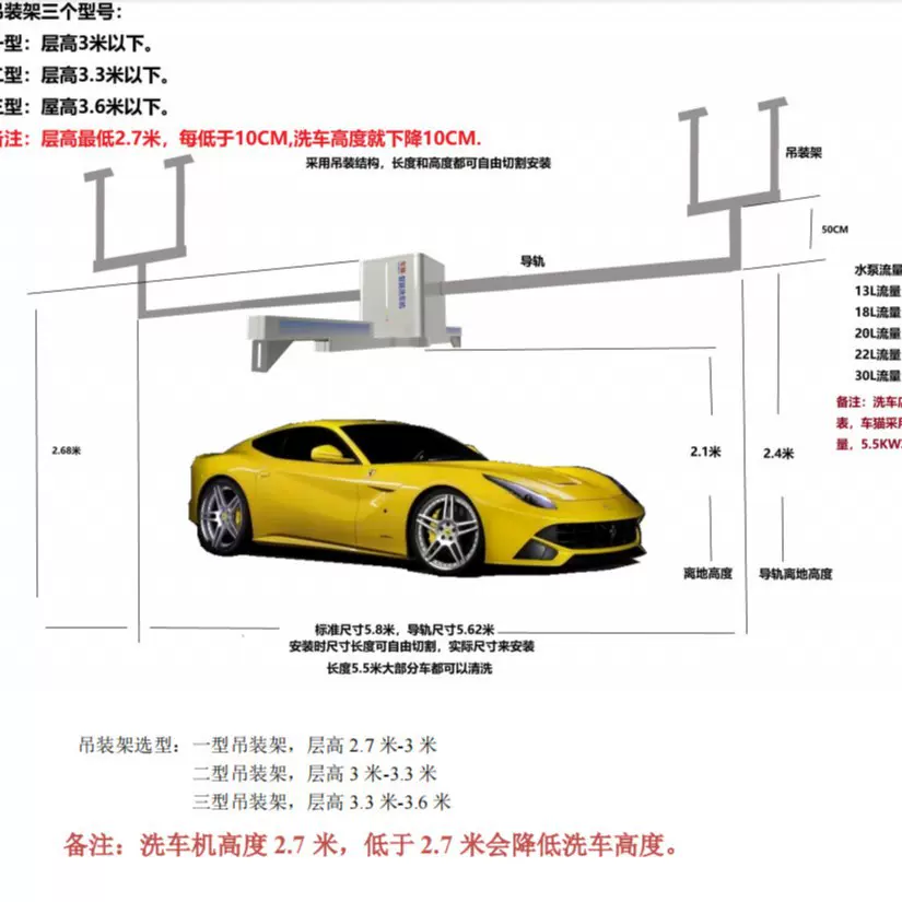 浙江产的自动洗车机无人值守款只要13888元