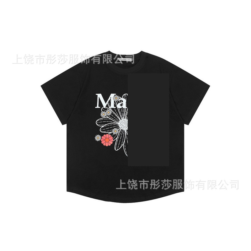 2025 新ゴールドハイシルバー同スタイルマルディ半袖デイジー Tシャツダックスフントカップル多用途トップ女性ルーズ|undefined