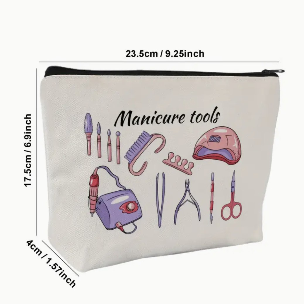 Amazon nueva venta transfronteriza accesorios de manicura kit de herramientas de viaje caricatura bolsa de lavado bolsa de maquillaje de gran capacidad