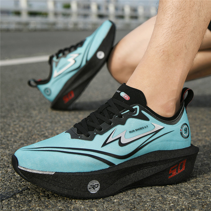 Guochao super ligero transpirable toda la palma placa de carbono zapatos de carreras de carreras para hombres y mujeres todos los partidos verdadero explosión suave amortiguador antideslizante zapatillas deportivas