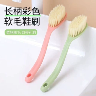 软毛鞋刷子家用洗鞋多功能刷鞋长柄刷子洗鞋神器清洁刷洗衣刷毛刷