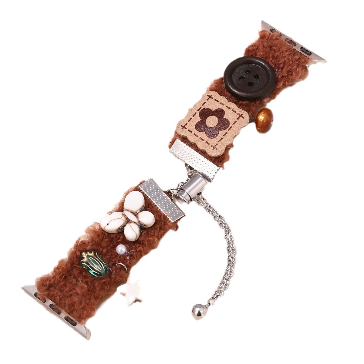 Uhrenarmbänder geeignet für Apple Watch 8765 Fashion Plüsch Zubehör Iwatch Herbst und Winter Atmosphäre Strap_voghion.com