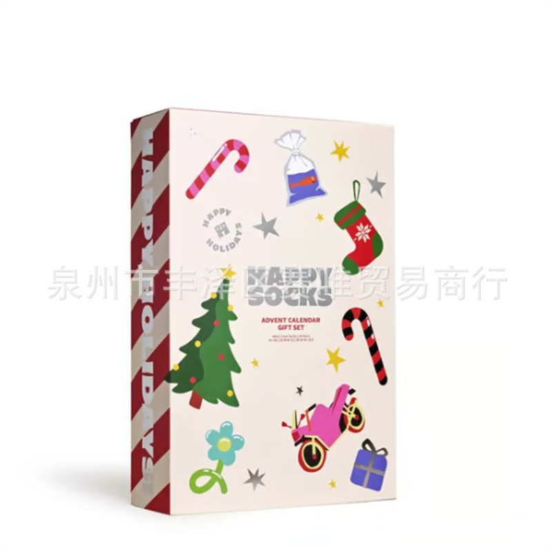 24 Days Socks Advent Calendar Gift Set24天袜子降临日历礼品集|undefined