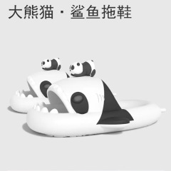 貓鯊魚涼拖鞋男士2022夏新成人 EVA輕底居家浴室拖鞋女士沙灘拖鞋