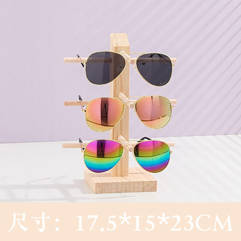 단일 행 [3] 솔리드 우드 안경 프레임